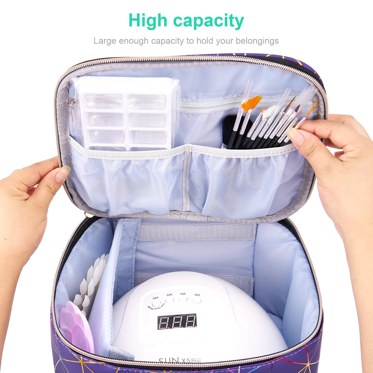 Large Capacity Nail Accessories Case