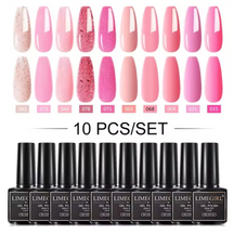 Premium Collection of 10 Semi-Permanent Gel Polishes