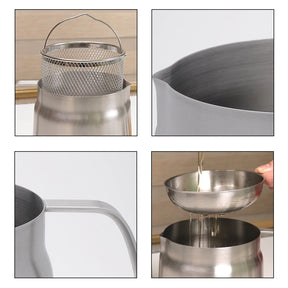 2-IN-1 OIL STRAINER POT